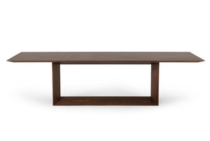 Channa - Modern Walnut Dining Table — view 2