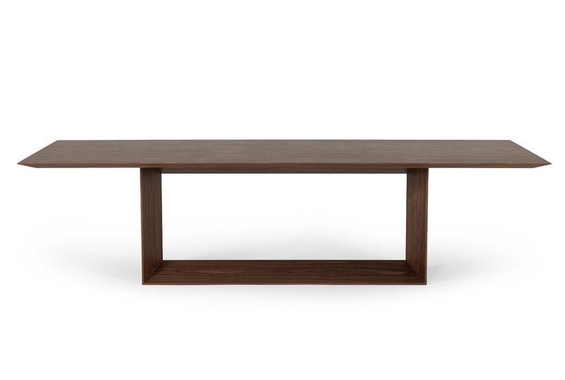 Channa - Modern Walnut Dining Table — view 2