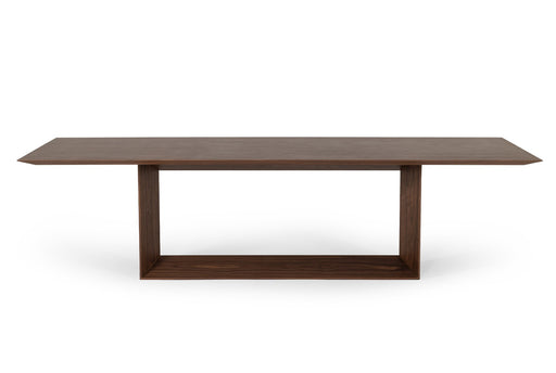 Channa - Modern Walnut Dining Table — view 2