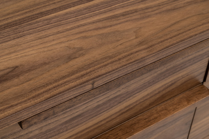 Amberlie - Modern Walnut Dresser — view 4