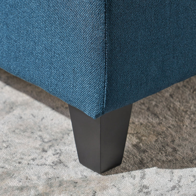 Upholstered Storage Ottoman Bench, Foot Rest For Bedroom - R&R Furniture Gallery (Fountain Valley, CA)