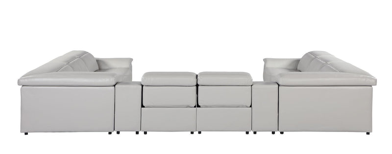 9762 - 10-Piece U-Shaped Sectional Sofa With 4 Power Recliners
