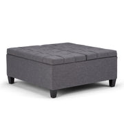 Harrison - Upholstered Coffee Table Storage Ottoman - R&R Furniture Gallery (Fountain Valley, CA)