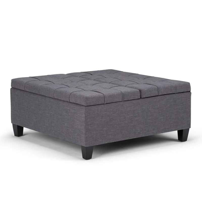 Harrison - Upholstered Coffee Table Storage Ottoman - R&R Furniture Gallery (Fountain Valley, CA)