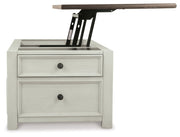 Bolanburg - Lift Top Cocktail Table - White / Brown / Beige - R&R Furniture Gallery (Fountain Valley, CA)