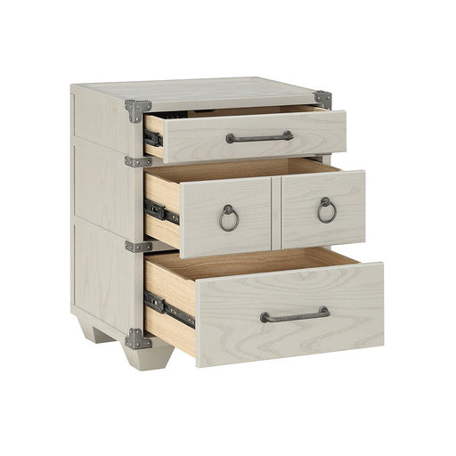 Orchest - Nightstand With USB - Gray - R&R Furniture Gallery (Fountain Valley, CA)