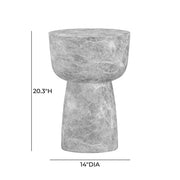 Charra - Indoor / Outdoor Side Table - R&R Furniture Gallery (Fountain Valley, CA)