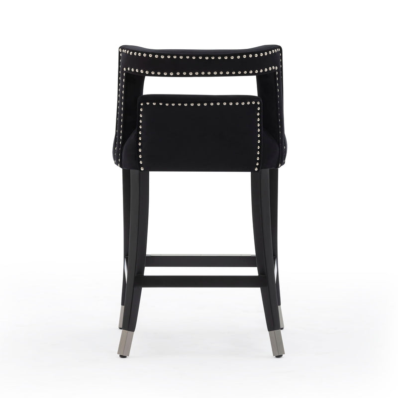 Hart - Velvet Stool - R&R Furniture Gallery (Fountain Valley, CA)
