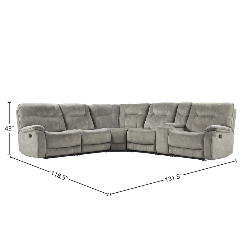 Cooper - Modular Manual Reclining Sectional - R&R Furniture Gallery (Fountain Valley, CA)