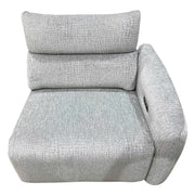 Fullar - RAF Modular Power Motion Recliner - Light Gary Chenille - R&R Furniture Gallery (Fountain Valley, CA)