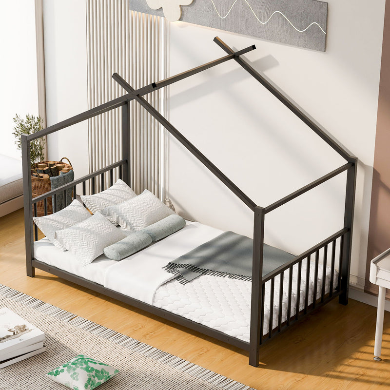 Metal House Platform Bed With Modern Design And Durable Frame - R&R Furniture Gallery (Fountain Valley, CA)