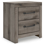 Graystorm - Two Drawer Night Stand - Brown Gray - R&R Furniture Gallery (Fountain Valley, CA)