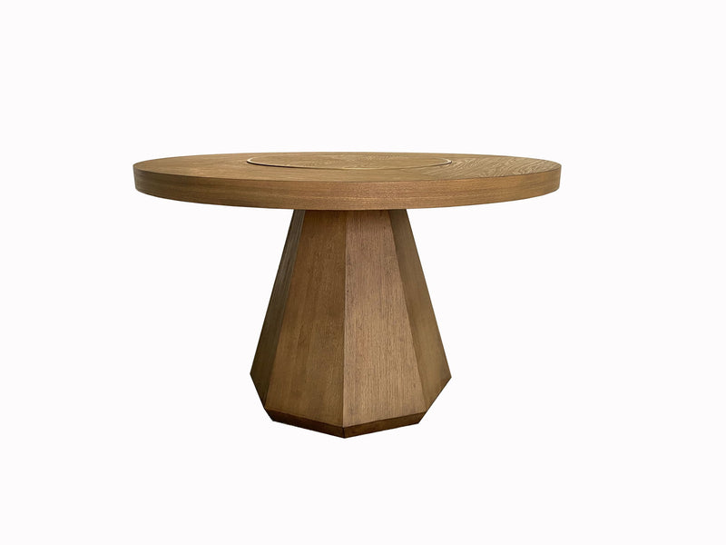 Elegant Round Dining Table - R&R Furniture Gallery (Fountain Valley, CA)