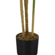51" Tall, Artificial Plant, Dracaena Tree, Indoor, Faux, Fake, Floor, Greenery, Potted, Real Touch, Decorative - Green / Black - R&R Furniture Gallery (Fountain Valley, CA)