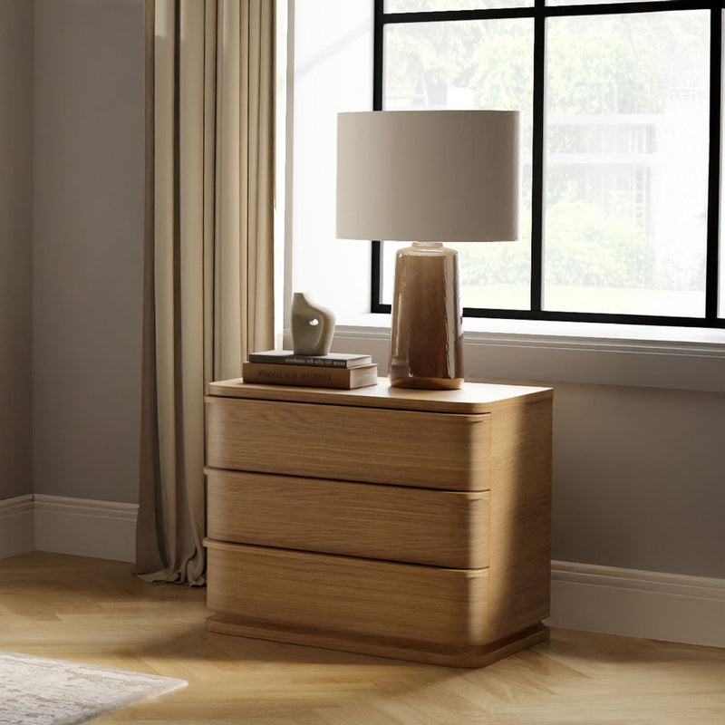 Zoey - Nightstand - Oak - R&R Furniture Gallery (Fountain Valley, CA)