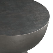 Hughes - Cast Aluminum Side Table - Black - R&R Furniture Gallery (Fountain Valley, CA)