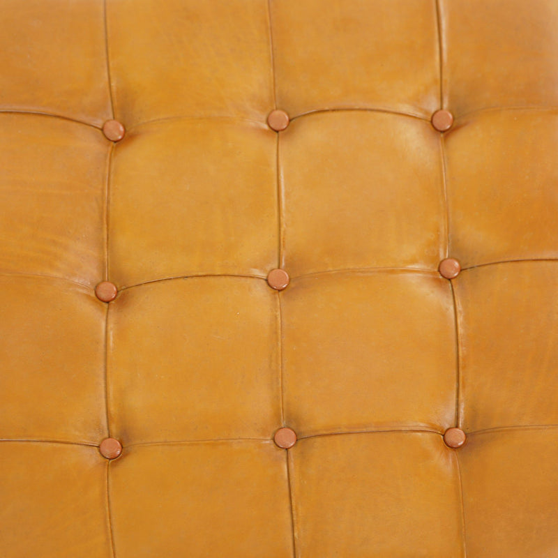 Benjiro - Square Ottoman - Tan - R&R Furniture Gallery (Fountain Valley, CA)