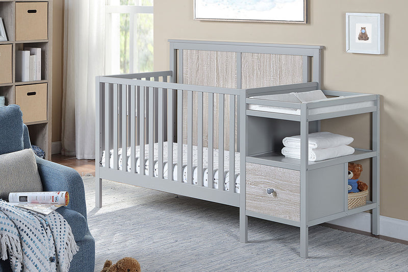 Connelly - 4-in-1 Crib and Changer Combo - R&R Furniture Gallery (Fountain Valley, CA)