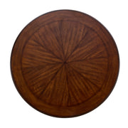 Mid Century Modern Round Dining Table With Metal Legs And Open Shelf - R&R Furniture Gallery (Fountain Valley, CA)