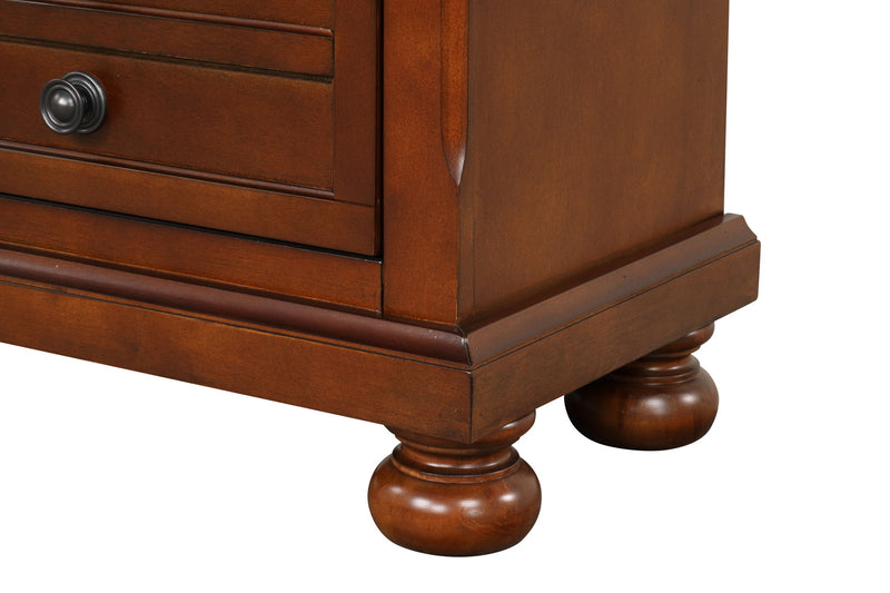 Glory Furniture Meade dresser with multiple drawers, wooden finish, and modern design for bedroom storage.