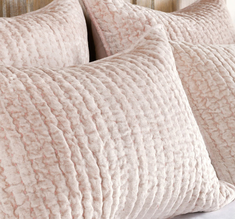 Bari - Velvet Quilt Set - R&R Furniture Gallery (Fountain Valley, CA)