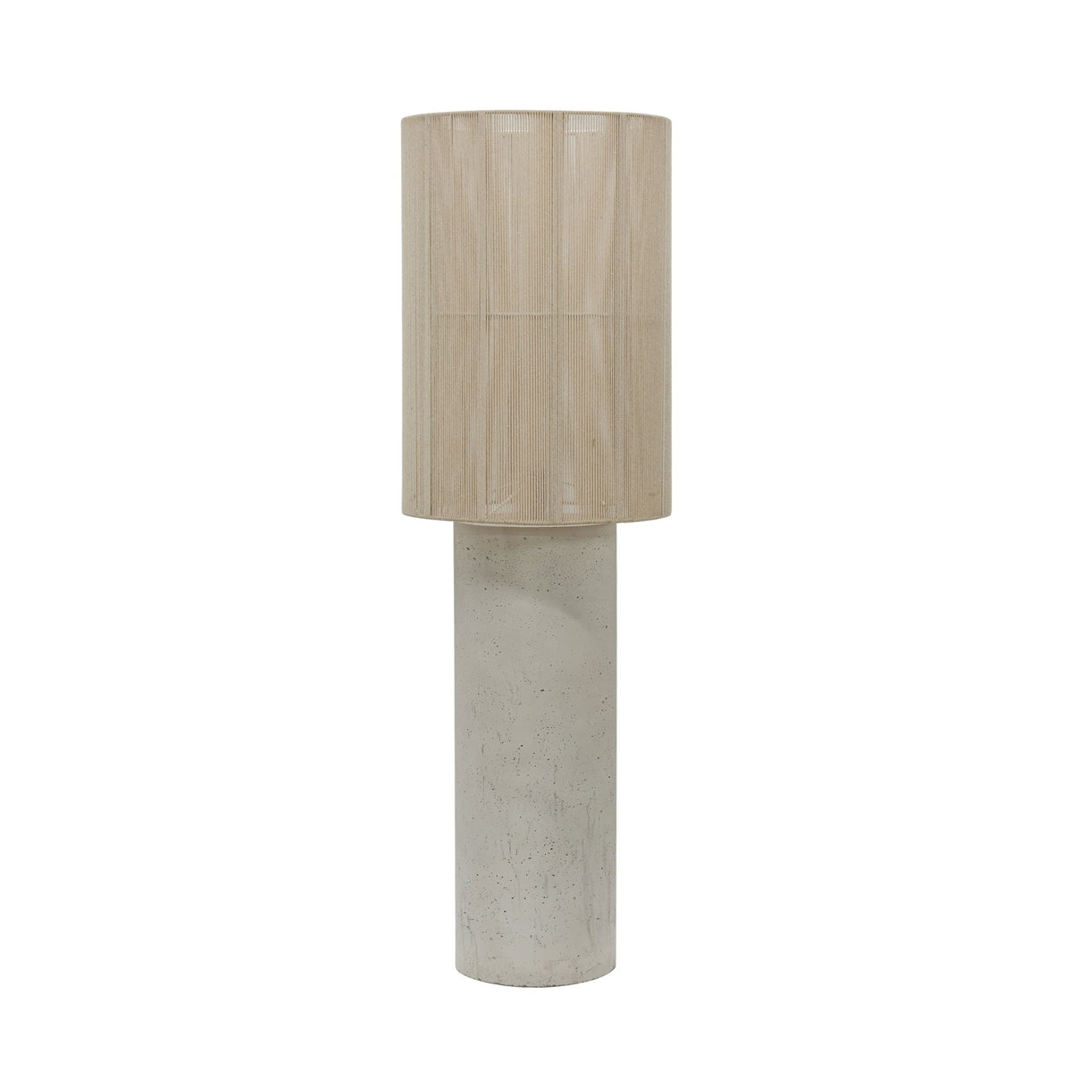 TOV Furniture Mondada concrete floor lamp with modern design, featuring a cylindrical concrete base and minimalist aesthetic.