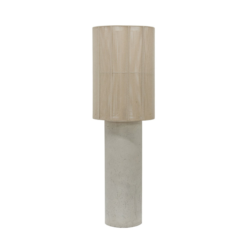 TOV Furniture Mondada concrete floor lamp with modern design, featuring a cylindrical concrete base and minimalist aesthetic.