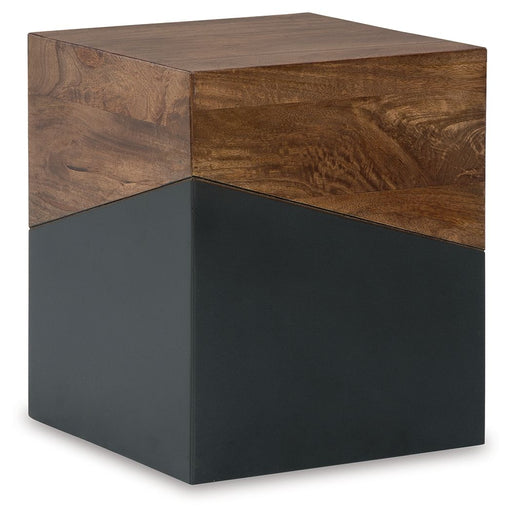 Trailbend - Accent Table - Brown / Gunmetal - R&R Furniture Gallery (Fountain Valley, CA)