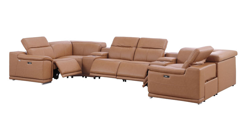 9762 - 8-Piece U-Shaped Sectional Sofa With 4 Power Recliner