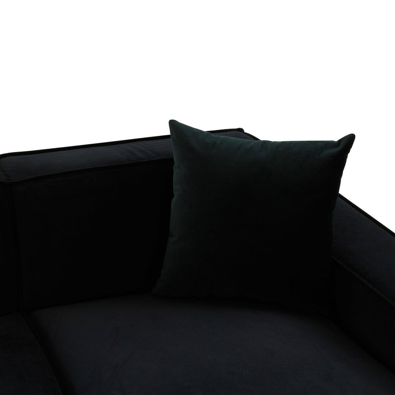 Olafur - Velvet Sectional - R&R Furniture Gallery (Fountain Valley, CA)