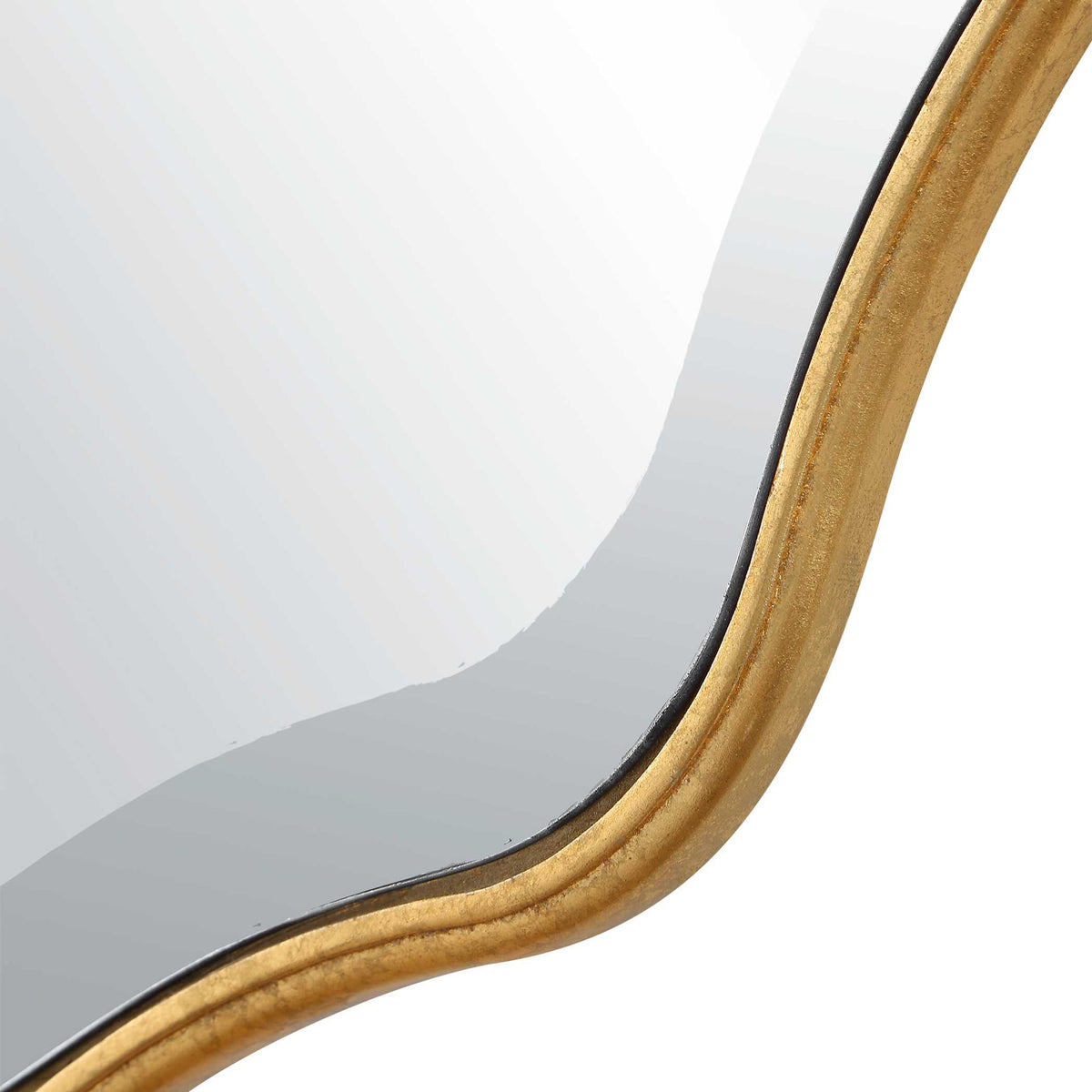 Engineered Wood Mirror - Gold Leaf