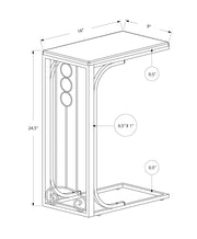 Elegant Accent Table, C - Shaped, Transitional - R&R Furniture Gallery (Fountain Valley, CA)