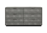 Dynasty - Modern Shagreen Dresser — view 4