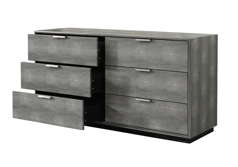 Dynasty - Modern Shagreen Dresser — view 5