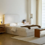 Canter - Tall Headboard Upholstered Bed - R&R Furniture Gallery (Fountain Valley, CA)