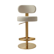Primrose - Adjustable Stool - Cream - R&R Furniture Gallery (Fountain Valley, CA)