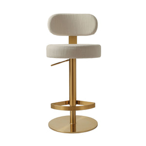 Primrose - Adjustable Stool - Cream - R&R Furniture Gallery (Fountain Valley, CA)