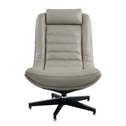 Piran - Accent Chair With Swivel - Twilight Top Grain Leather - R&R Furniture Gallery (Fountain Valley, CA)