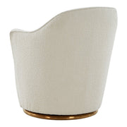 Vera - Modern Sherpa Swivel Accent Chair — view 4