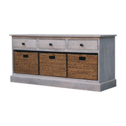 Basket Storage Cabinet - Gray Ash - R&R Furniture Gallery (Fountain Valley, CA)