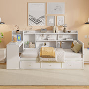 Daybed With 3 Drawers USB Ports And Desk - R&R Furniture Gallery (Fountain Valley, CA)