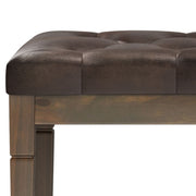 Waverly - Upholstered Tufted Ottoman Bench - R&R Furniture Gallery (Fountain Valley, CA)