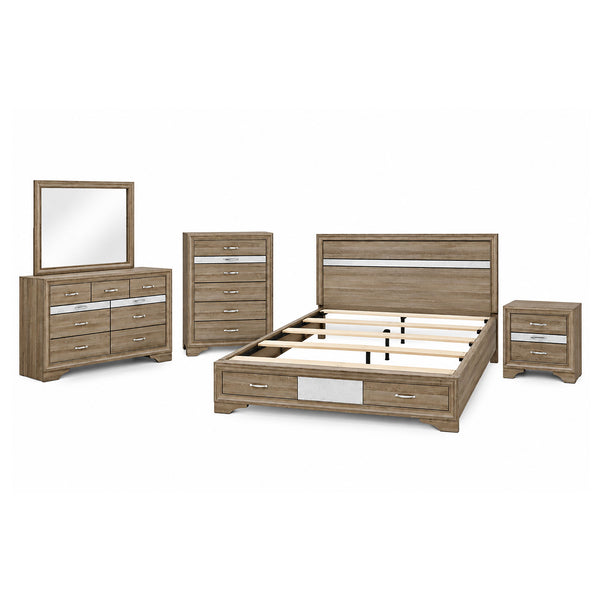 Ryder - 5 Piece Bedroom Set With Drawer Footboard