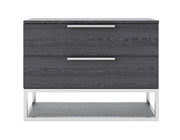 Heloise - Contemporary Grey Elm Nightstand