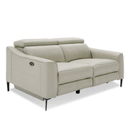 Eden - Modern Grey Leather Sofa Set — view 2