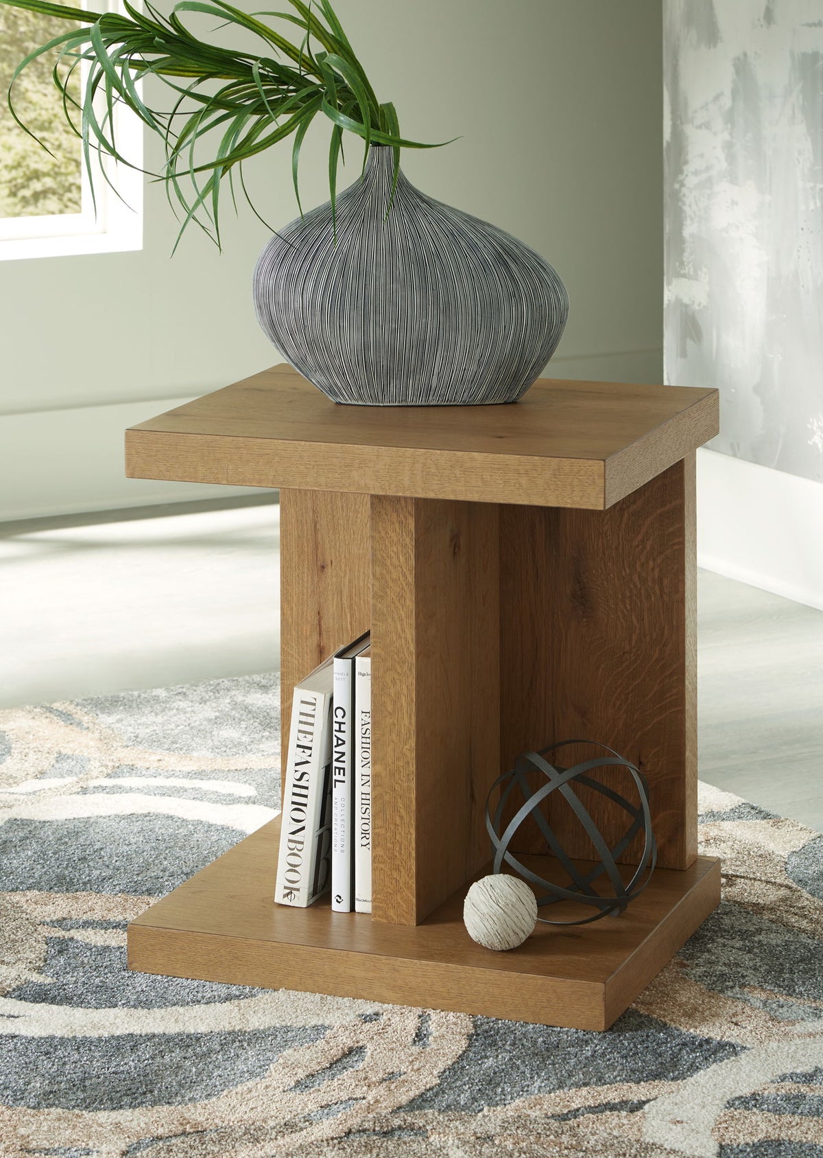 Brinstead - Chair Side End Table - Light Brown - R&R Furniture Gallery (Fountain Valley, CA)