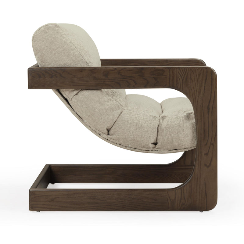 Palma - Textured Weave Accent Chair With Brown Base - R&R Furniture Gallery (Fountain Valley, CA)