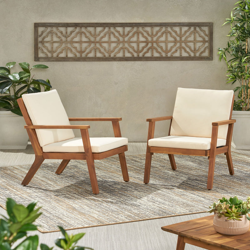 Outdoor Club Chair With Cushion - R&R Furniture Gallery (Fountain Valley, CA)