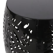 Modern metal end table by Noble House with a large, sleek design, featuring a minimalist frame and a smooth tabletop surface.