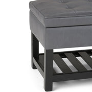 Cosmopolitan - Storage Ottoman Bench With Open Bottom - R&R Furniture Gallery (Fountain Valley, CA)